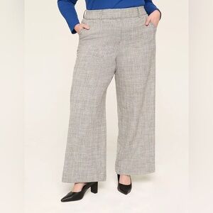 New Lane Bryant Perfect Drape Stretch High Rise Wide Leg Dress Pants Trouser 26